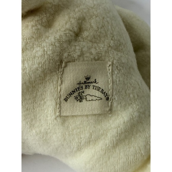 Hallmark Bunnies By The Bay Baylee Plush 2002 Cream Bunny Hat Tag Vintage HTF - Picture 7 of 8